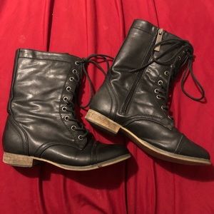 6.5 black combat boots
